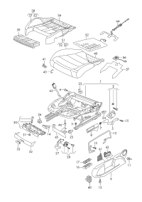 3G0881317A82V-Trim, tray