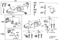 6900530C90-CYLINDER SET, LOCK