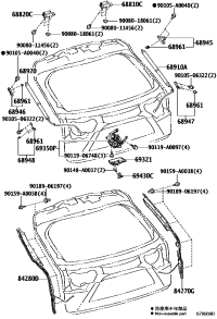 689100E060-UNIT SET POWER BACK