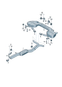 4KG253144-Bracket-muffler