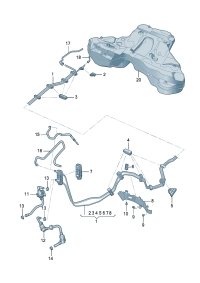 4KG201991-PORSCHE CAYENNE VENT LINE