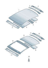 3G8817407-Frame-roof