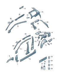 3G0810607-Reinforcement, front lower Pnl-lwr si  D  -24.01.2016