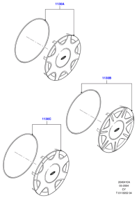 97BG1130GC-ORNAMENT,CAR NAME-RE