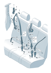 4L0857805G-S/belt assy -3 D  -16.09.2013