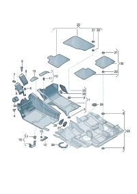 4L1863103D-Pad, tray