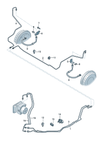 1EA611793-Bracket, brake hose