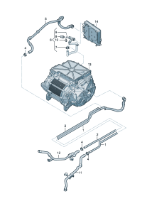 1ED121064-Coolant pipe