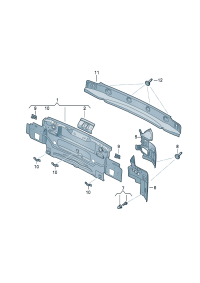 3G7813320-Bracket assy-tail lamp