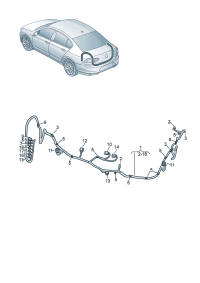 3GD971147K-Harness, Cover, rr. hatch