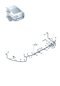 3GD971104-Harness, bumper