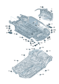 8V0804631-Mount B For jack support