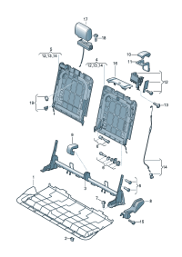 4L0886815B-Protector turn over back