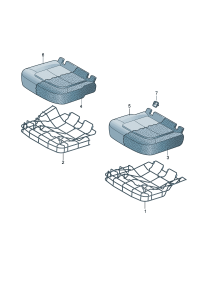 4L0883405F-Seat cover (leather)