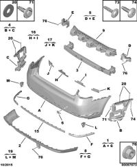 1610074980-BAR, REAR BUMPER