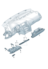 4L1863075A-Glove box (Driver seat)