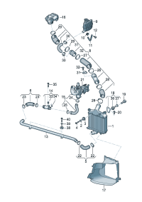 4M0145803BD-Intercooler-w204/w204 D-06.03.2017