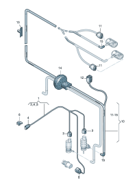 4L0971163A-Harness, for heatable Nipple