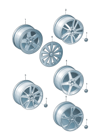 8WD601025AC-Wheel rim-aluminium alloy