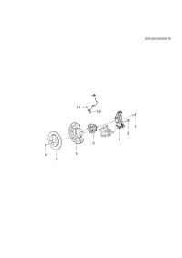 26329191-Knuckle, r. rr. suspension