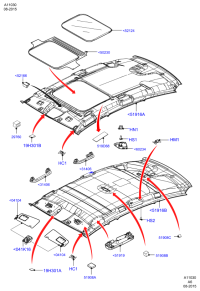9M29R04101AAT7AH-Sunvisor assy-center lh
