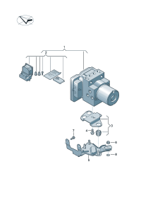 4M0907379P-UNIT,HYDRAULIC-ABS