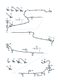 4M0971095AM-Harness, bumper D-25.05.2015