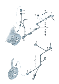 5WA927902A-Sensor, speed Wiring harness