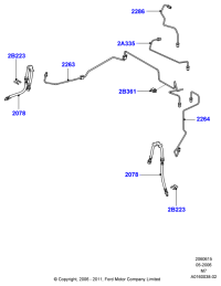 6L8Z2264A-PIPE ASSY-RETURN