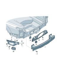 4N0807309F-Frame compl f obk