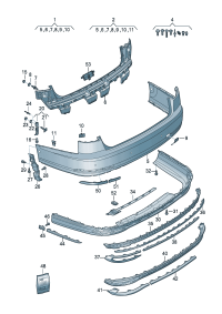 4N0807067E-COVER ASSY, PLASTIC