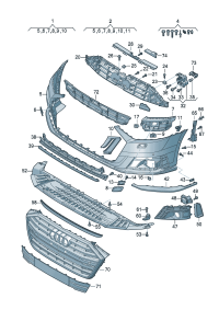4N0807065C-COVER ASSY, PLASTIC