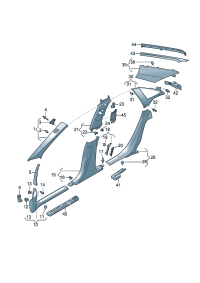 4N0867233D2TG-Garnish a-pillar
