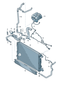 4M8122055A-Water hose Couplpiece  D-08.06.2020