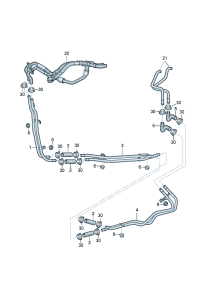 4M8121071A-Coolant pipe