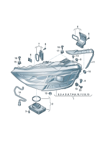 4N0941033C-LED headlamp Note OT-instructions: