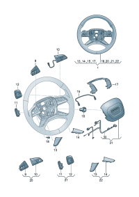 4N0419091-Steering wheel