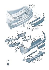 4S0807303B-Plate, bumper D-07.03.2016