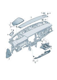 4N18572276PS-Speaker panel (ghost (black))