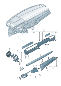 4N1857325-GUARD-RR WHEEL FR PIECE LH
