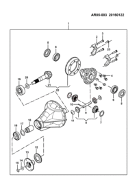 23976471-Reduction assy, rear axle