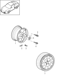 98736215705-Wheel-alloy   Paint Adjust with a tool 8,5 J X 19 ET 55   D-MJ 2011