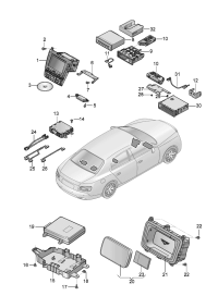 4W0035342A-Multi-MEDIA interface, Inner control unit