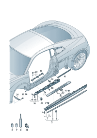 4S0853855-Garnish assy-s/rail lwr D  -29.05.2017