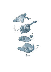 4S0907129K-Switch, steering
