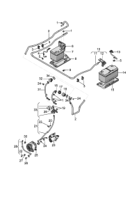 3W0971235F-Wiring harness-battery minus Battery