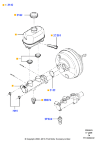 9C2Z2140F-Master cylinder assy