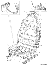 3W3881681H-Seat frame
