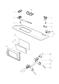 3Y0857607A-PULL HDL ASSY WAG