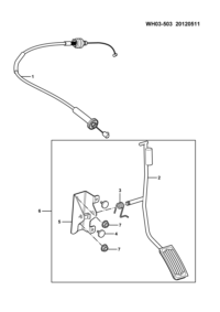24551866-Cable assy-accelerator